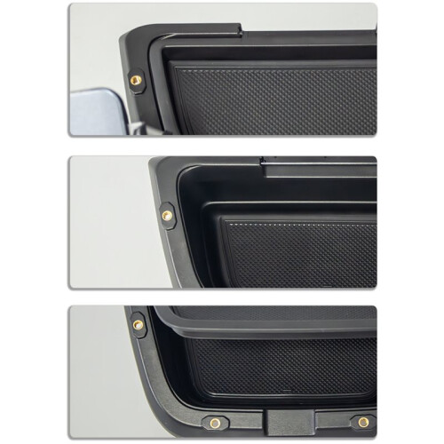 For   2011-2017 Phone Holder Car Double-Layer Storage Box 360-Degree Adjustable Phone Stand Base 1