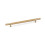 (160mm Handle) Brass Gold Knurled T-Bar Handle 1