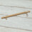 (160mm Handle) Brass Gold Knurled T-Bar Handle 5