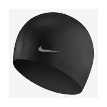 Bonnet de bain Nike pour enfants, bonnet en silicone solide pour garçons ou filles