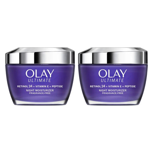 Olay Olay Ultimate Retinol 24 + Vitamin E + Peptid Nattfuktighetskräm (1,7 Oz, 2 Pk)