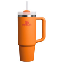 Stanley Quencher H2.0 Vaso con Asa y Pajita 30 oz | Tapa Flowstate de 3 Posiciones | Compatible con Portavasos