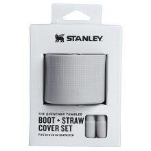 STANLEY Quencher Boot and Straw Cover Cap | Anti-Slip Silicone Protector for 20 & 30 oz Tumbler with Handle | Accessory Set for Stainless Steel Drinki