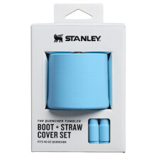 Stanley Quencher Boot och Sugrörskåpa | Antislip Silikon Skydd för 40 oz Mugga med Handtag | Tillbehörsset för Rostfritt Stål