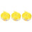 3Rouleaux Imprimé Polyester Pour Décor Pâques 3
