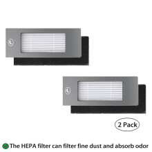 Vervangingsonderdelen voor de Hoofdborstelkap en Het Filter van de voor DEEBOT OZMO 920 950 T5 T8 N8-Serie Robotstofzuigers