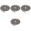 4Pièces Garniture Autoadhésive Pour Poêle Bois 2