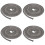 4Pièces Garniture Autoadhésive Pour Poêle Bois 4