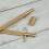 (17mm Knob) Brass Gold Knurled Round Pull 10