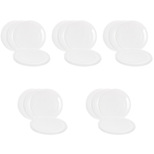 30Pièces Assiettes De Plante Blanches En PP Pour Pots 1