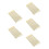 250Pcs Phone Speaker Dust Protector Stickers Silver Metal Mesh 6