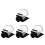 4Pcs Waterproof Moving Head Light Covers PVC Oxford Multi 5