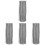 4Rouleaux Tapis Anti- Gouttière Argent Pour Usage 2