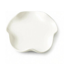 1 Pc Cute Spoon Rest for Stove Top, Ceramic Spoon Holder for Kitchen Counter and Coffee Spoon Rest,White