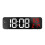 Digital LED Mirror Alarm Clock White Red 3