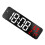 Digital LED Mirror Alarm Clock White Red 8