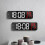 Digital LED Mirror Alarm Clock White Red 11