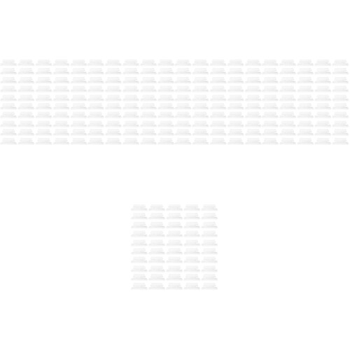 500Stk Transparente Ordnerlaschen Für Hängefolder PVC Material Stabil 2