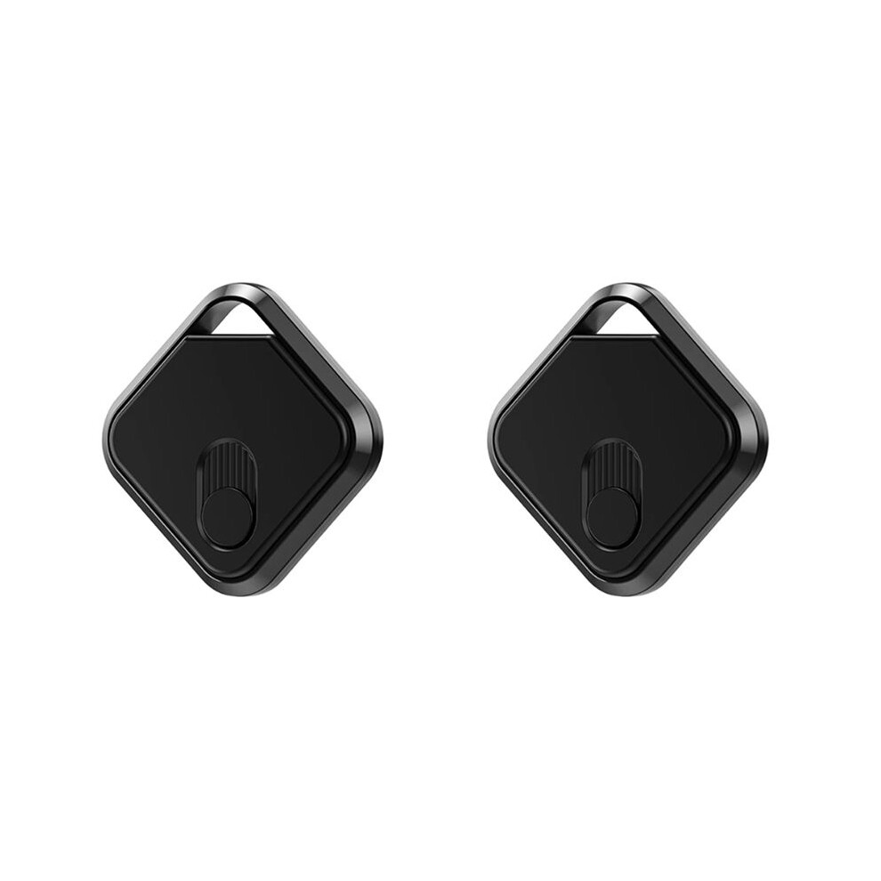 2X Long Distance Tag Gps Tracker For Air Tag Keys Finder Bike Anti-Lost Alarm Locator(B) Black 6032985025277