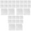 30Sheets White Bouquet Wrapping Paper Floral Material for Packaging 2