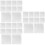 30Sheets White Bouquet Wrapping Paper Floral Material for Packaging 6