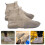 2Paare Elastische Silikon Schuhschützer Grau Langlebig 8
