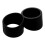 3Paren Zwarte Oogbeschermers Duurzame Plastic Cups 10