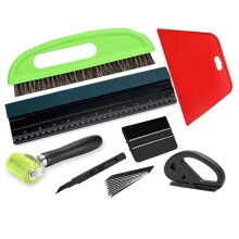 Wallpaper Application Kit with Measuring Squeegee, Wallpaper Brush, and Seam Roller for Enhanced Wallpaper Installation