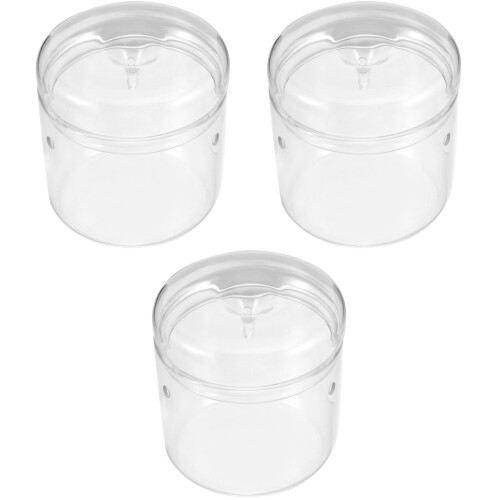 3Stk Mini Terrarium Pflanzenbehälter Transparent Für 1