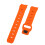 Durable Silicone Watch Strap Orange 7