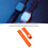 Durable Silicone Watch Strap Orange 17