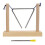 2025 Hand Percussion Triangle Musical Instrument with Pine Frame for Performance Playing 4