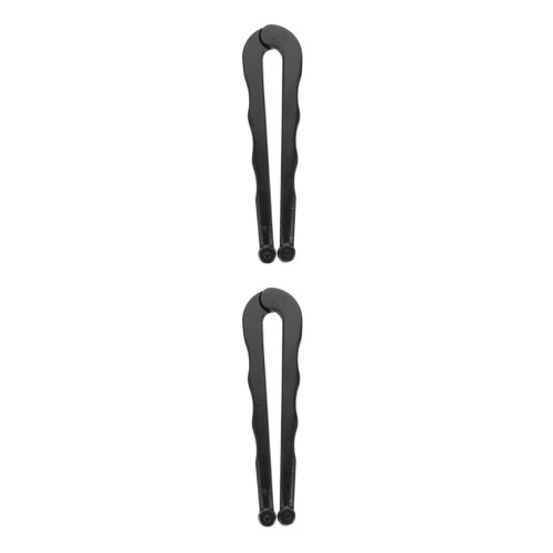 2Pcs Universal Black Angle Grinder Wrench Quickrelease Dualclaw Holder 1