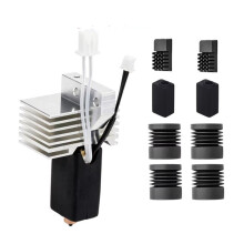 Kit de Dissipador de Calor Hotend para Centauri Carbon Bloco de Aquecimento Destacável Kit de Garganta com Tampa de Silicone Escovas de Bico