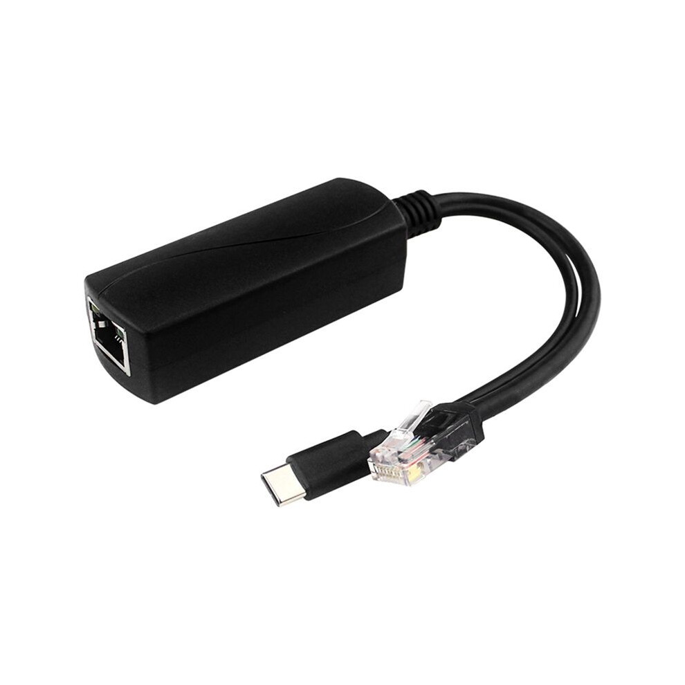 Gigabit Poe Splitter 5V3a 1000Mbps Type-C Power Over Ethernet For For For Ip Camera For Raspberry Pi 4 6032048576005