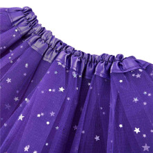 4X Baby Girl Clothes Stars Sequins Petticoat Ballet Dance Fluffy Tutu Skirt