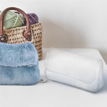7-Piece Plastic Grid for Crochet and Knitting with Flexible White Embroidery Canvas