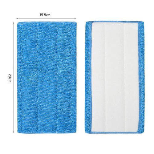 Reusable Microfiber Mop Pads Replacement for WetJet Spray Mop Floor Cleaning, Blue, 4 Pack 1