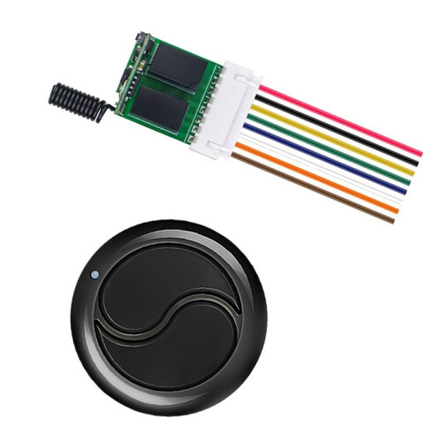 2CH DC3.7V-12V LED Lights RC Remote   Wireless  Relay Access Control Remote Control  433Mhz 2