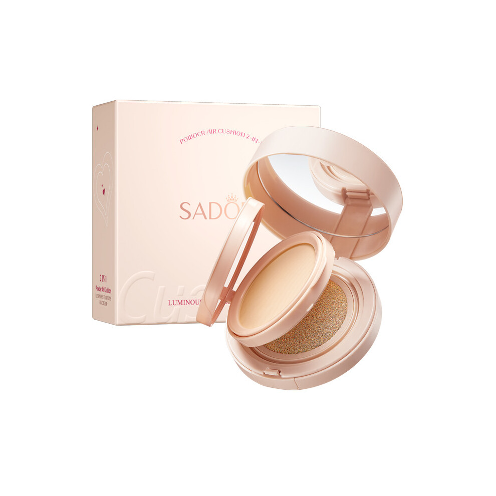 Cream Glowing Powder Cushion Sadoer Hydrating Lightweight Bb Concealer Foundation