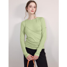 Women'S 2 Piece Outfit Sheer Mesh Long Sleeve Top and Spaghetti Strap Top Casual Vacation Shirt Green M