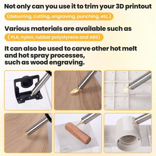 Heat Insert Nut Iron Tip Heat Set Insert Tool Soldering TS100 Iron Tip 3D Printing Modify Finishing Tool