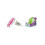 Shopkins Shopkins Earrings (Girls Silver) 2