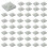 Self-Adhesive Plastic Wire Bundle Holder 3Mm Cable Tie Mount Base 200Pcs 1