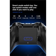 Controlador de Juegos G6, Controlador de Efecto Hall Dual para IOS/ para Android/PC/ para con Receptor, Mando Inalámbrico A
