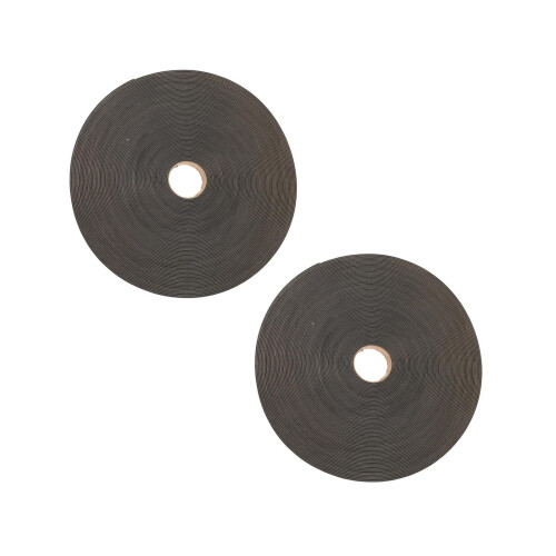 2Pcs Brown Speaker Soundproofing Foam Strips Adhesive Anti-Vibration 2