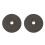 2Pcs Brown Speaker Soundproofing Foam Strips Adhesive Anti-Vibration 6