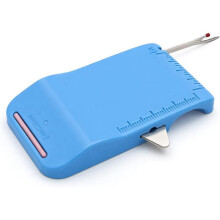 Guide Magnétique pour Manches de Machine à Coudre avec Découseur Intégré et Règle Graduée pour Surpiqûres de Poignets et Pattes de Boutonnage