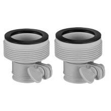 Pool Hose Adapter Connector Converts 1.25 to 1.5 Inch Hoses-Replacement Parts Fits Filter Pumps and Saltwater Systems