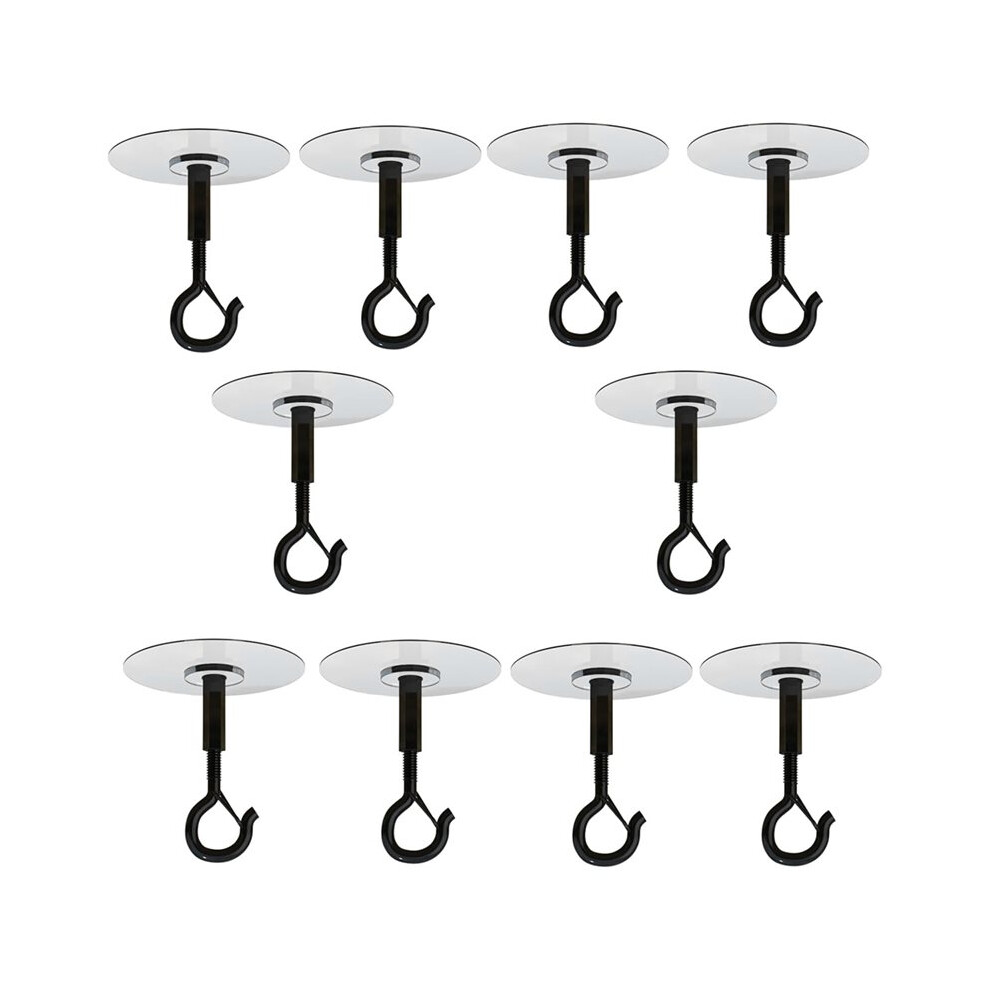 No Hole No Drilling Adhesive Ceiling Hooks For Hanging Plants Lights Wind Chimes Lantern, Sticky J Hooks Eye Hook 4711688224720